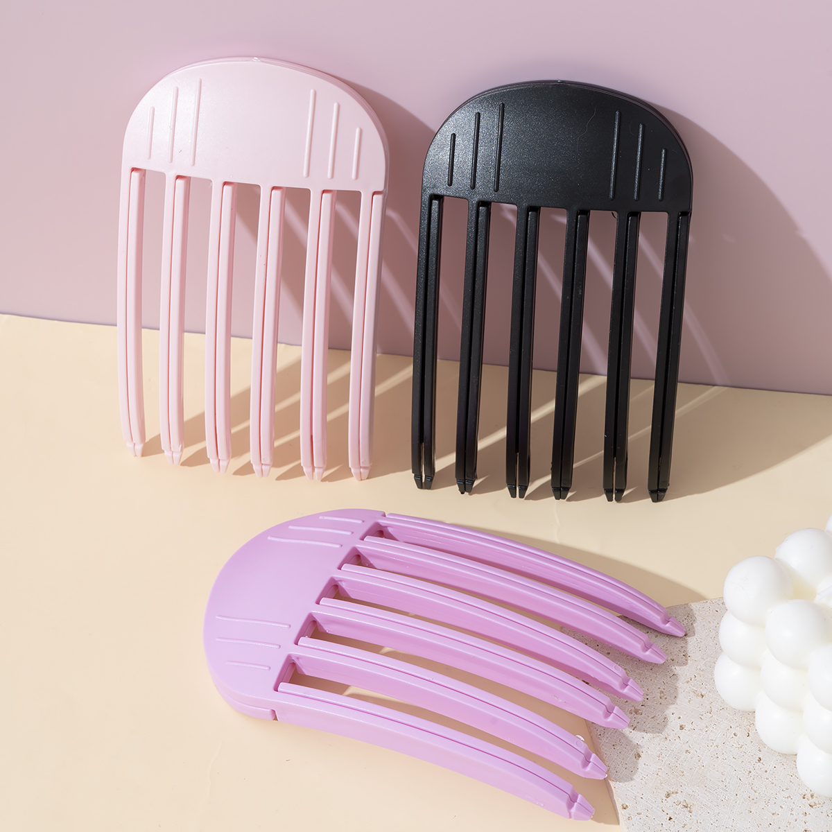 Fluffy Hairpin Curling Bangs Clips Hair Roots Volumizing Hair Clips Women Curling Fixed Shape Clips Volume Hair Roller: Champagne
