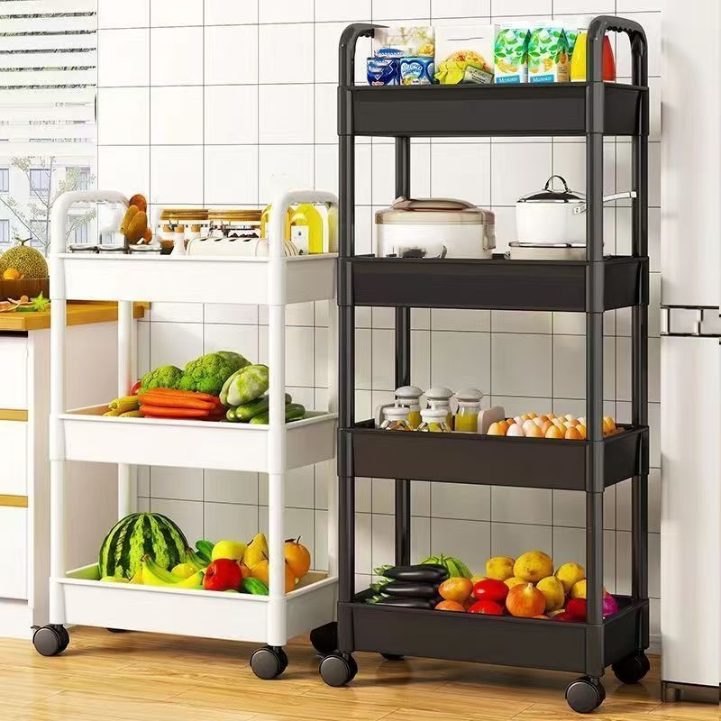 Küchenaufbewahrung, Handys Küchenregal, Organizer für Obst und Gemüse, Snack-Aufbewahrungsregal, Regal, bodenstehend, mehrschichtiges Bücherregal