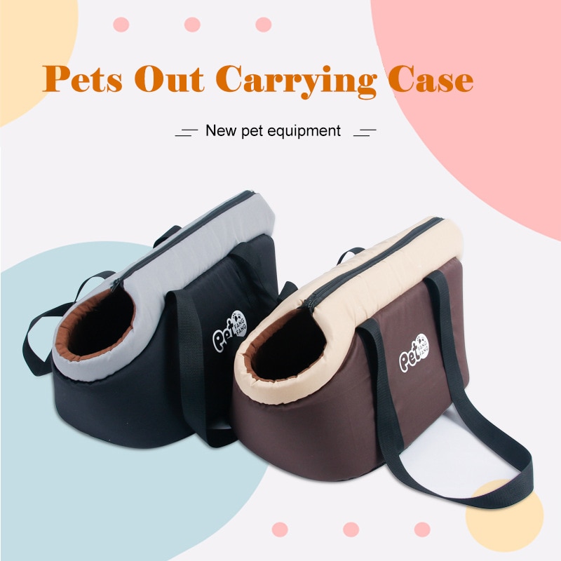 Transportín para perros, productos de viaje para exterior, cómoda, transpirable, bolsas para perros pequeños, gatos, Chihuahua, bolso grande de hombro individual