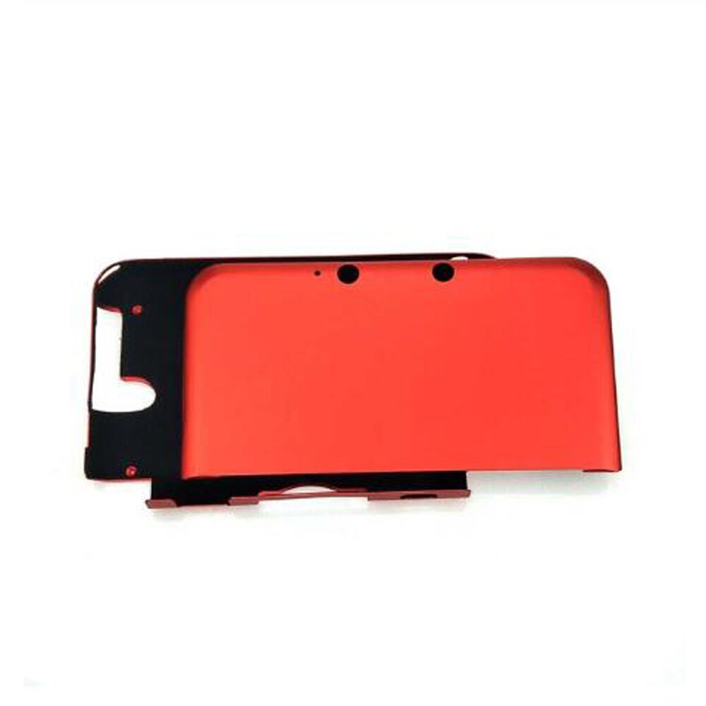 YuXi Anti-shock Hard Aluminum Metal Box Protective Skin Cover Case Shell for Nintendo 3DS XL LL: red