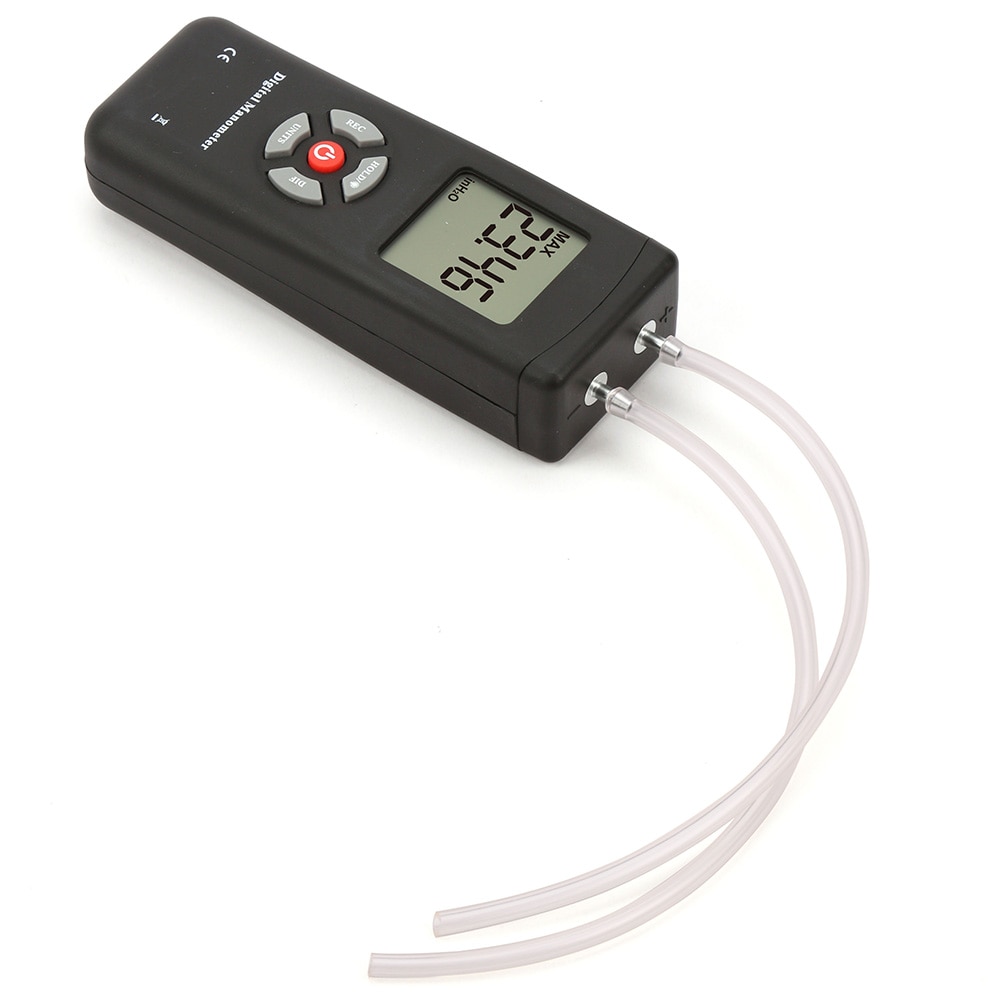 2 psi  /5 psi  /10 psi digitalt manometer lcd differensial lufttrykkmåler lcd digital differensialmåler