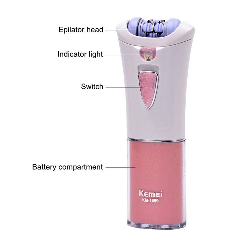 Elektrisk hårborttagningsapparat elektrisk epilator för kvinnor för kvinnor hårborttagning för ansiktskroppen i armhålan under armarna