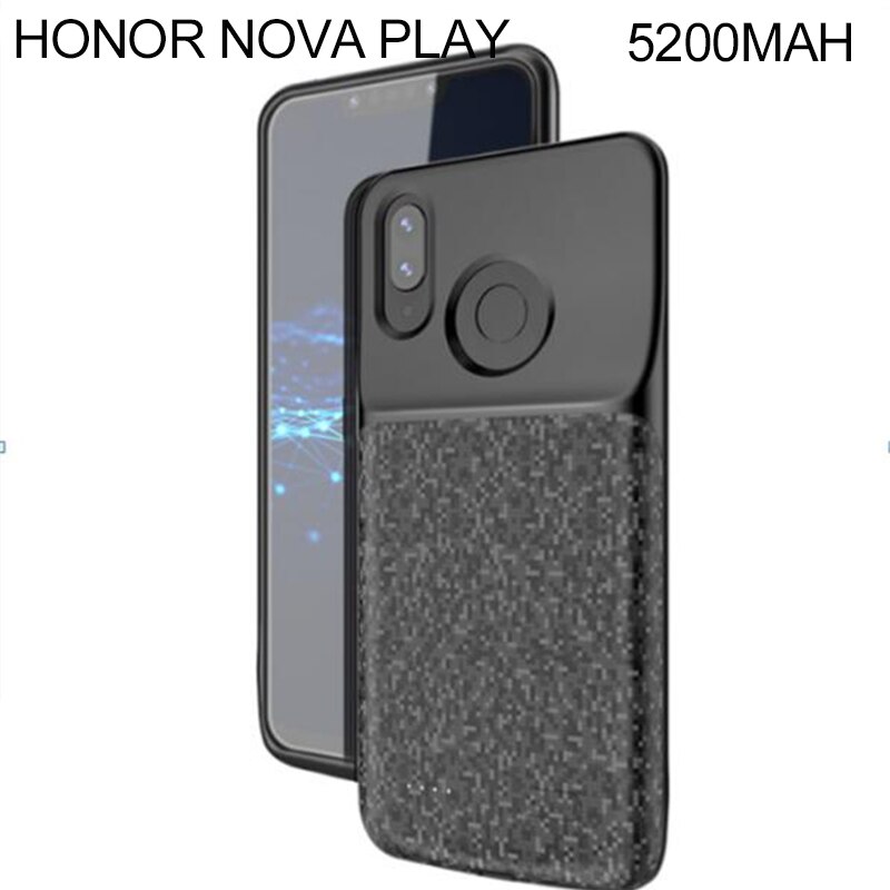 Funda de cargador de batería para Huawei Honor 8 8x9 9x 10lite Mate 20, funda de cargador de Banco de energía ultraligera para Huawei Nova 3 Play P20 P30