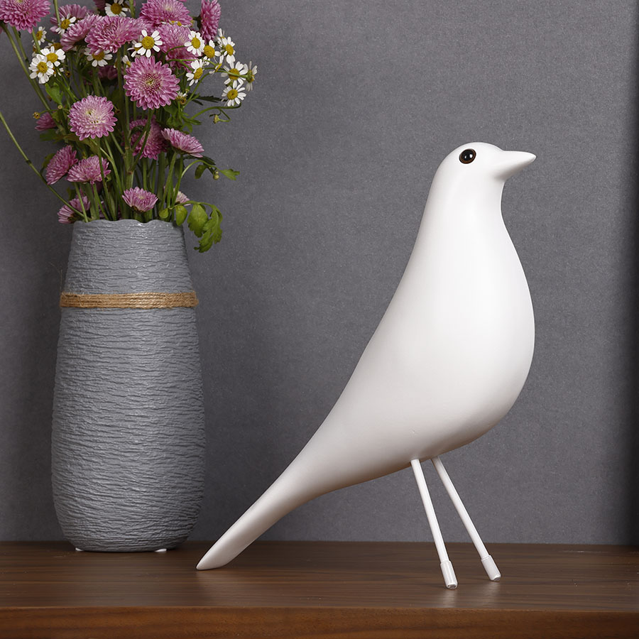 Woondecoratie Huis Vogel Houten Ambachtelijke Bobo Feeder Voor Boze Vogels Tweety Kunstmatig Decor