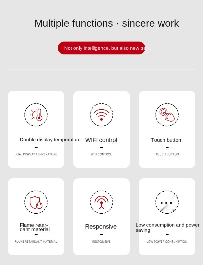 tuya 2 in 1 smart home voice control intelligent central air-conditioning controller floor heating thermostat умный дом