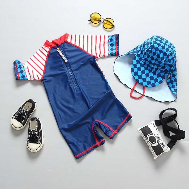 City thresds baby cute shark kinderbadpak zonnebrandcrème eendelig warm kinderbadpak snel drogend lycra broekpak met kap