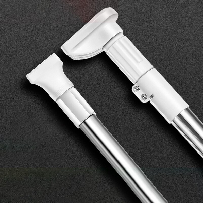 Chaude-acier inoxydable télescopique réglable tige sèche-linge en acier inoxydable tige de Tension salle de bain Rail peut être utilisé pour 27.56-39.3