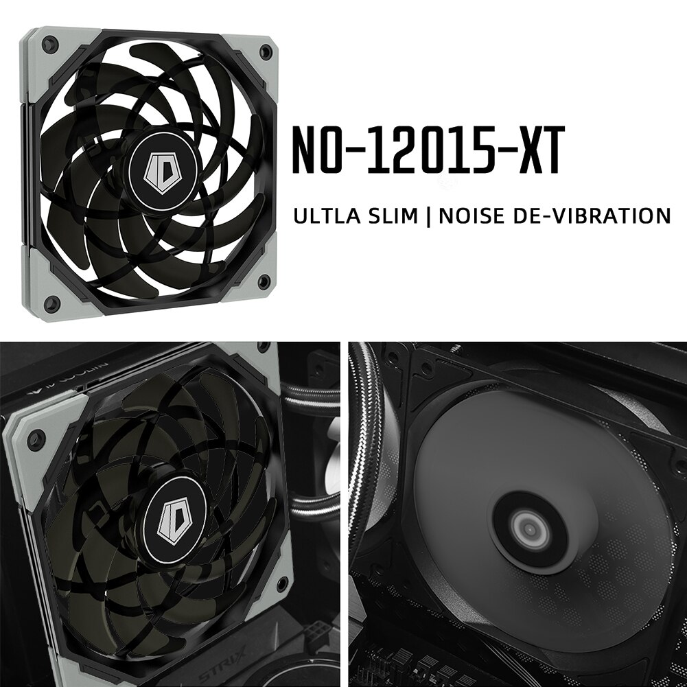 120mm Ultra Slim Quiet PC Case Fan Desktop PC Computer Cooling Cooler Silent CPU Water Power Cooler PWM PC Chassis Case Fan