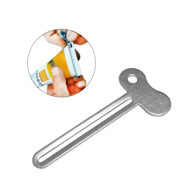 Stainless Steel Metal Tube Toothpaste Squeezer Tube Hair Squeezer For Washroom Bathroom Paint Color Dye Cosmetic Dispenser U6B6