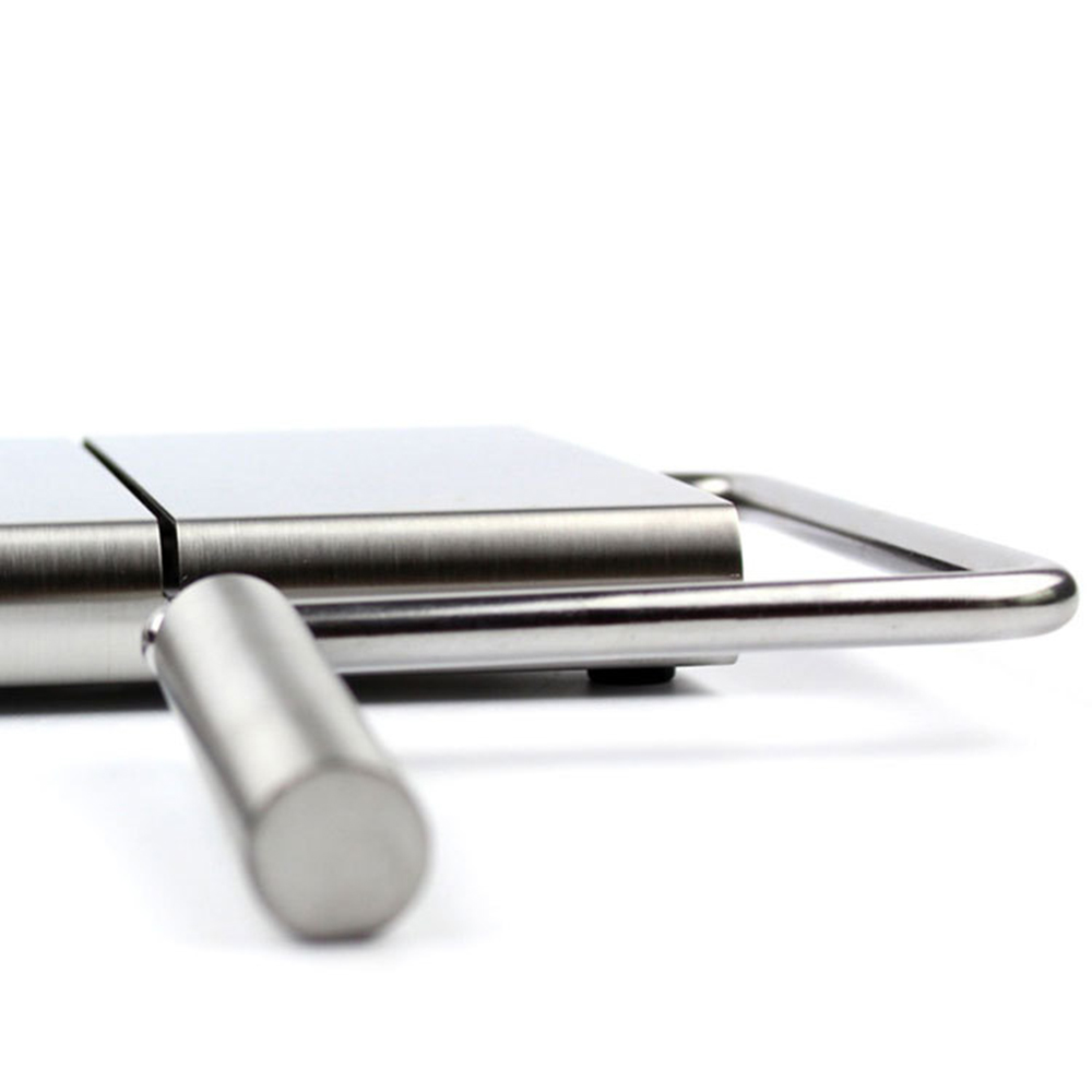 Stainless Steel Cheese Slicer Tool 1PC Cheese Slicer Wire Cutter With Serving Board for Hard Semi Hard Cheese Butter