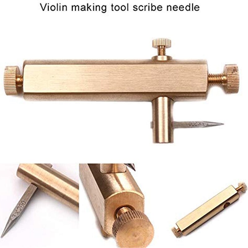 Violin Making Tools Brass Purfling Inlay Inlaid Groove Maker Carver Luthier Tool Musical Instrument Accessories