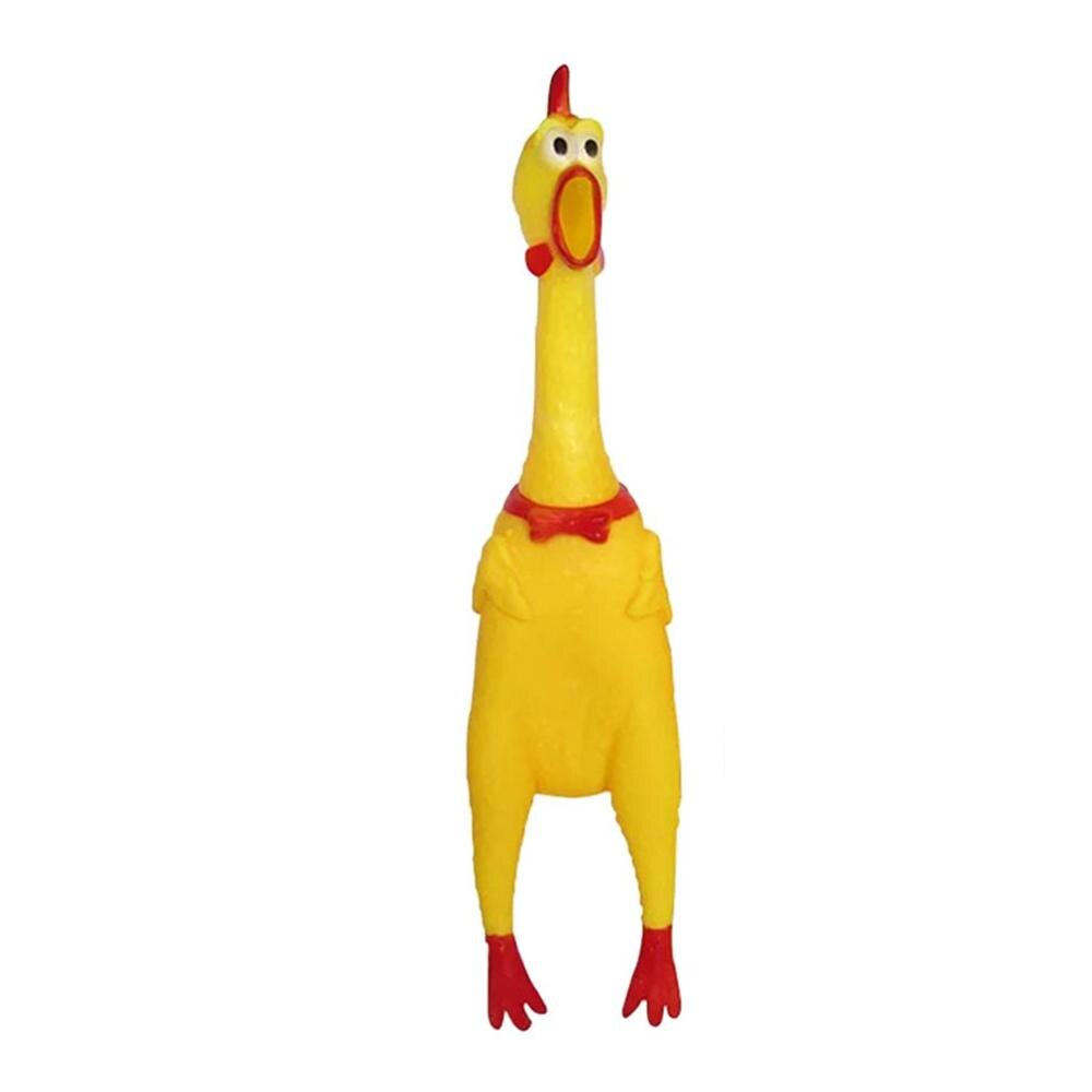 Filet rouge Section trompette hurlant poulet chien jouet criant poulet ventilation crachat criant poulet enfants jouets
