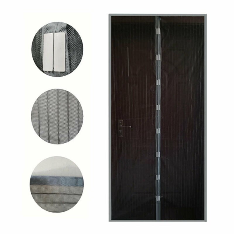 Magnetic Insect Magic Door Net Screen Bug Mosquito Fly Insect Curtain Mesh Guard Door Screens