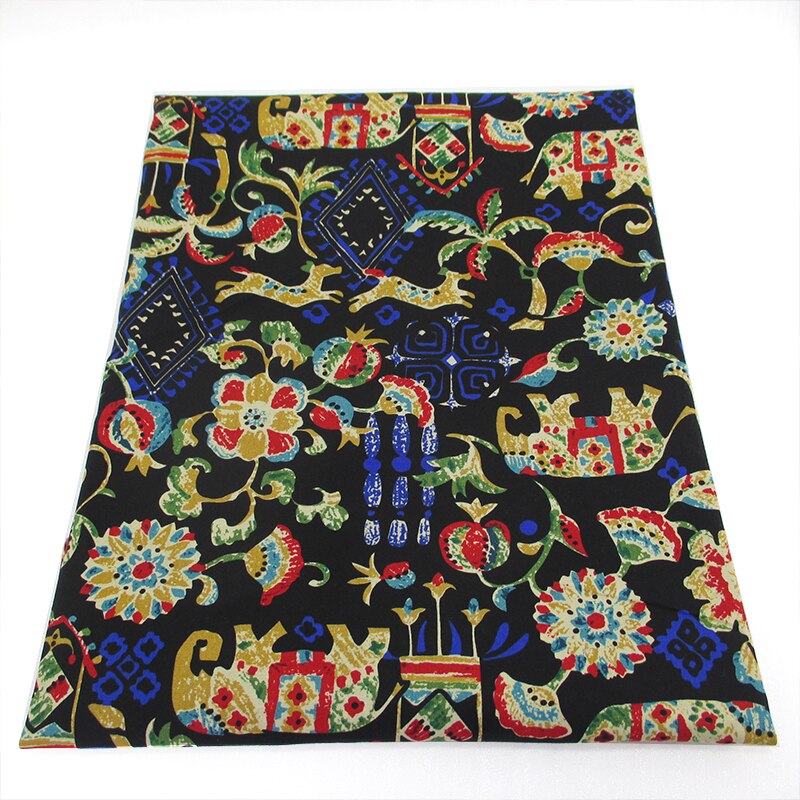 Tissu en coton 145 imprimé papillon | Matériel fait à la main pour la fabrication de fleurs de noix de cajou, 50 x 100% cm de 20*58 "1Yc900