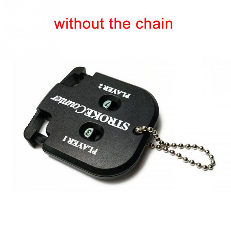 Double Sides Score Counter Golf Stroke Shot Putt Score Counter Without Key Chain Black Golf Trainning Tool #17