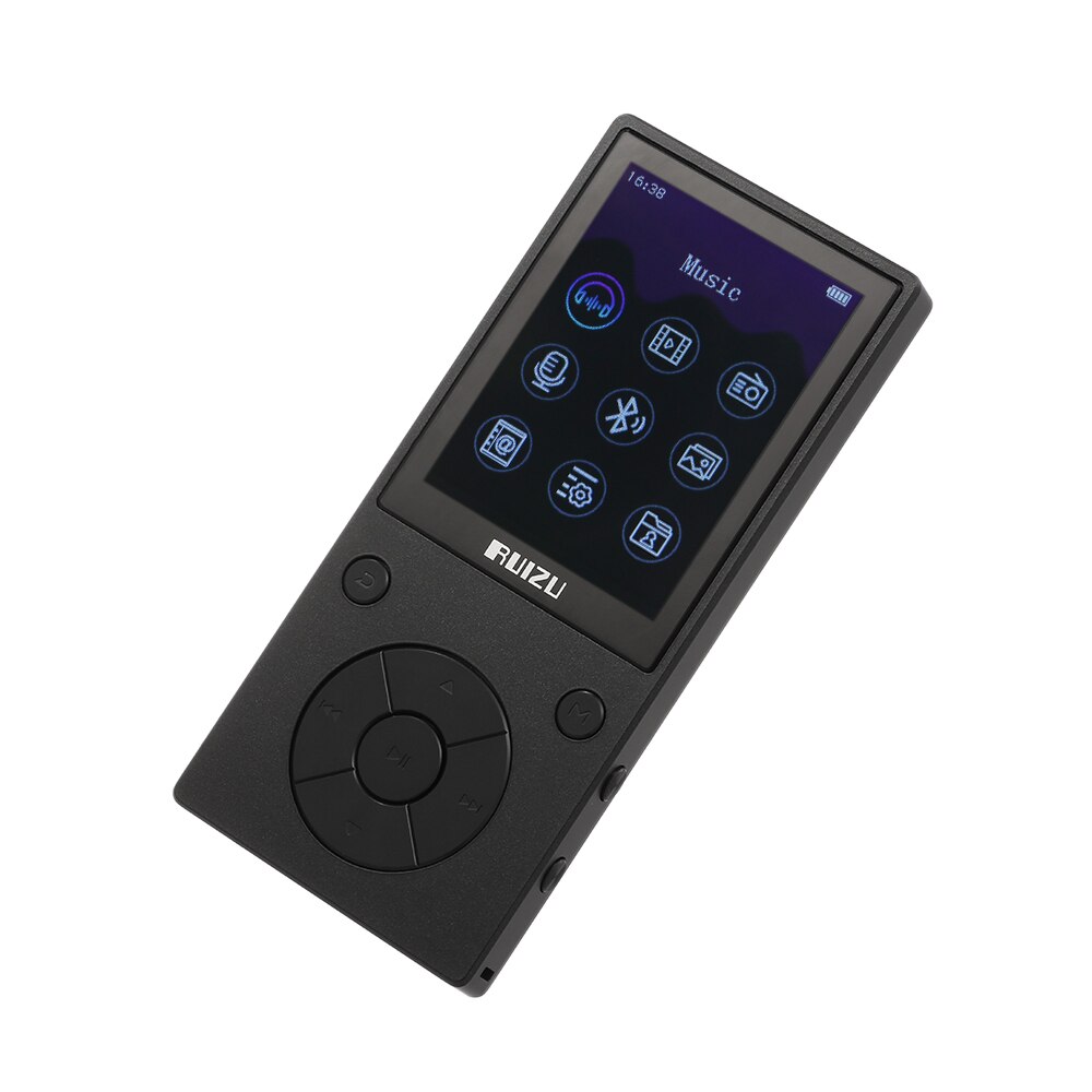 Original RUIZU D11 Bluetooth MP3 Player Music Player 8GB Metal Music Player with Built-in Speaker FM Radio Support TF Card