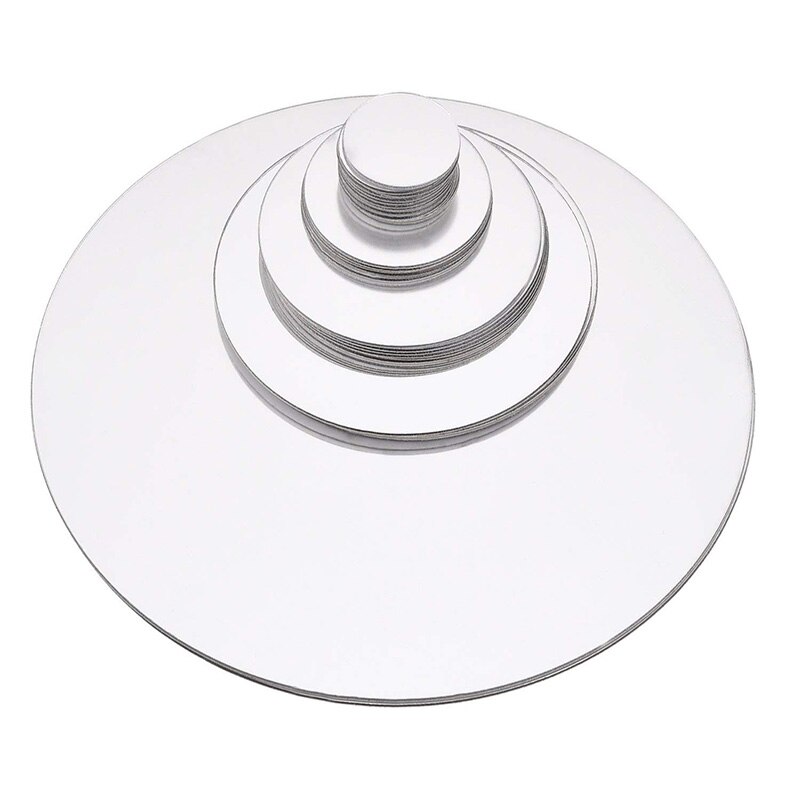 32 Stuks Ronde Cirkel Spiegel Muurstickers Home Decoratie Instelling Behang Decal Kamer Stickers