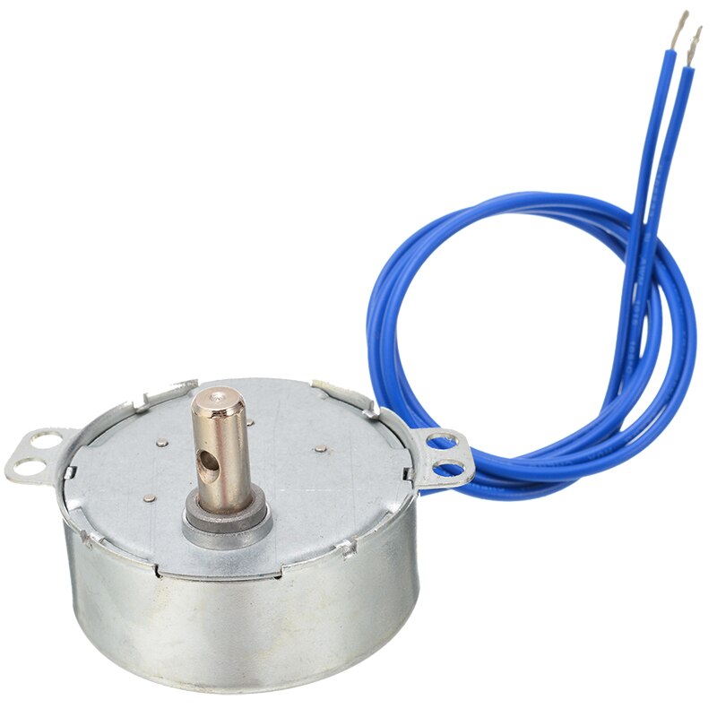 Turntable Synchronous Motor CCW/CW Direction 4W 50/60Hz 2.5-3RPM AC 100-127V Electric Synchronous Motors For Fan Burn Oven