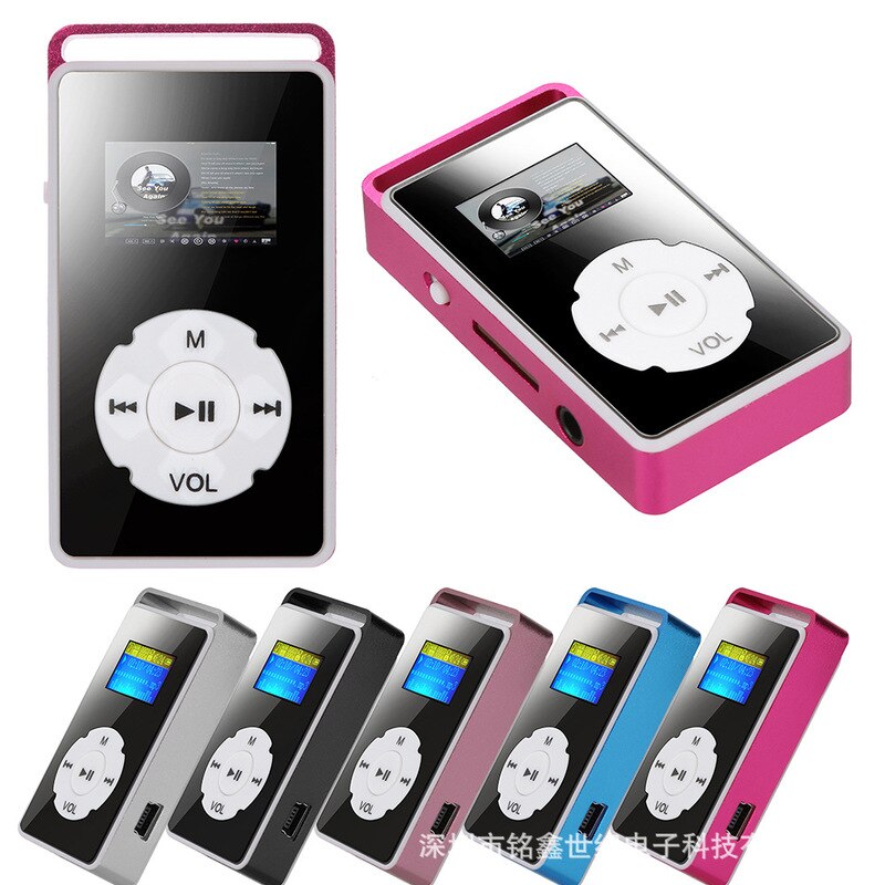 Usb HiFi Music Player MP3 Walkman Reproductor Digital Lettore MP3 Player Screen Support Micro SD TF Card 32G Mirror Music Media