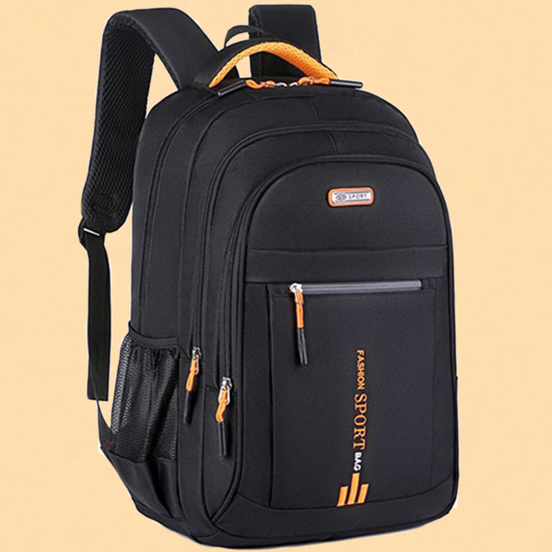 Mochila para mujer, versión coreana femenina, gran capacidad de , escuela secundaria, escuela secundaria, mochila para estudiantes, bolsa de viaje, calcul: Naranja