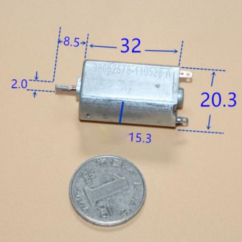 Zilver Kleur 180 Micro DC MOTOR Hoge Snelheid en Koppel DIY Model Auto Maken Onderdelen 1.5 V-7.4 V