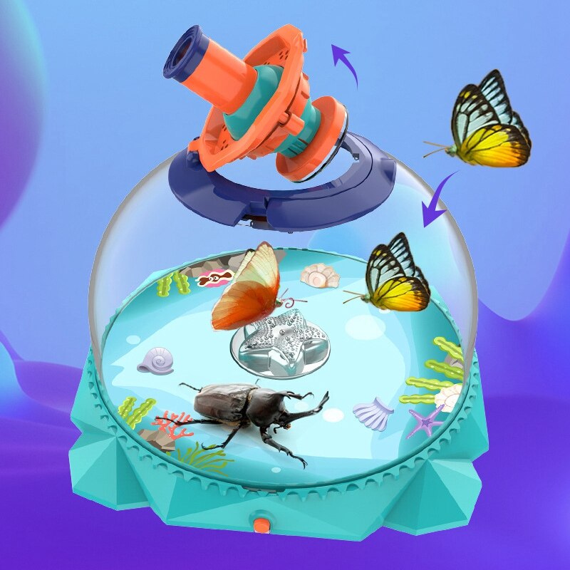 Insect Observatie Doos Plastic Transparant Draagbare Vat Kleine Vis Tank Insect Jar Voor Kinderen Educatief Science