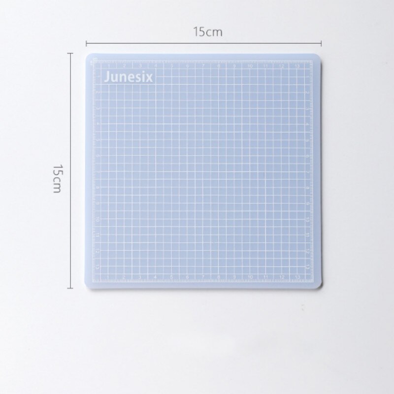 Multi-size Cutting Mat A4/A5 Double Side Cutting Board Pad Pvc Transparent Adhesive Mat Art Carving Supply DIY Patchwork Tool: 15x15cm