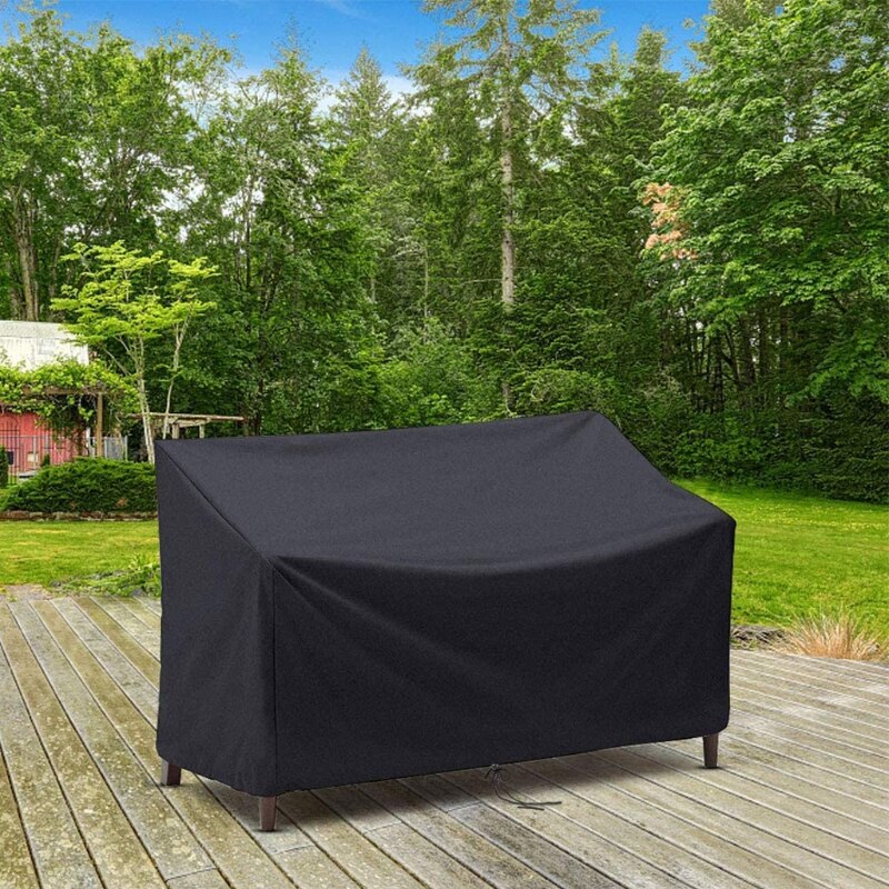 Garden Furniture Bench Cover 2/3/4 Seater Waterproof Anti-UV Heavy Duty Bench Protective Cover Long Chair Cover Outdoor