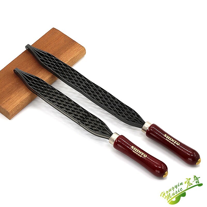 Archivo japonés original Shendo, hoja de sierra de carpintero, Lima de sierra de caoba, Lima de madera dura de diente grueso, herramienta de fabricación de instrumentos guqin