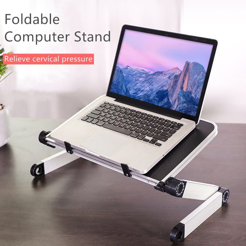 Adjustable Laptop Table Stand Aluminum Alloy Computer Desk Foldable Holder Bracket