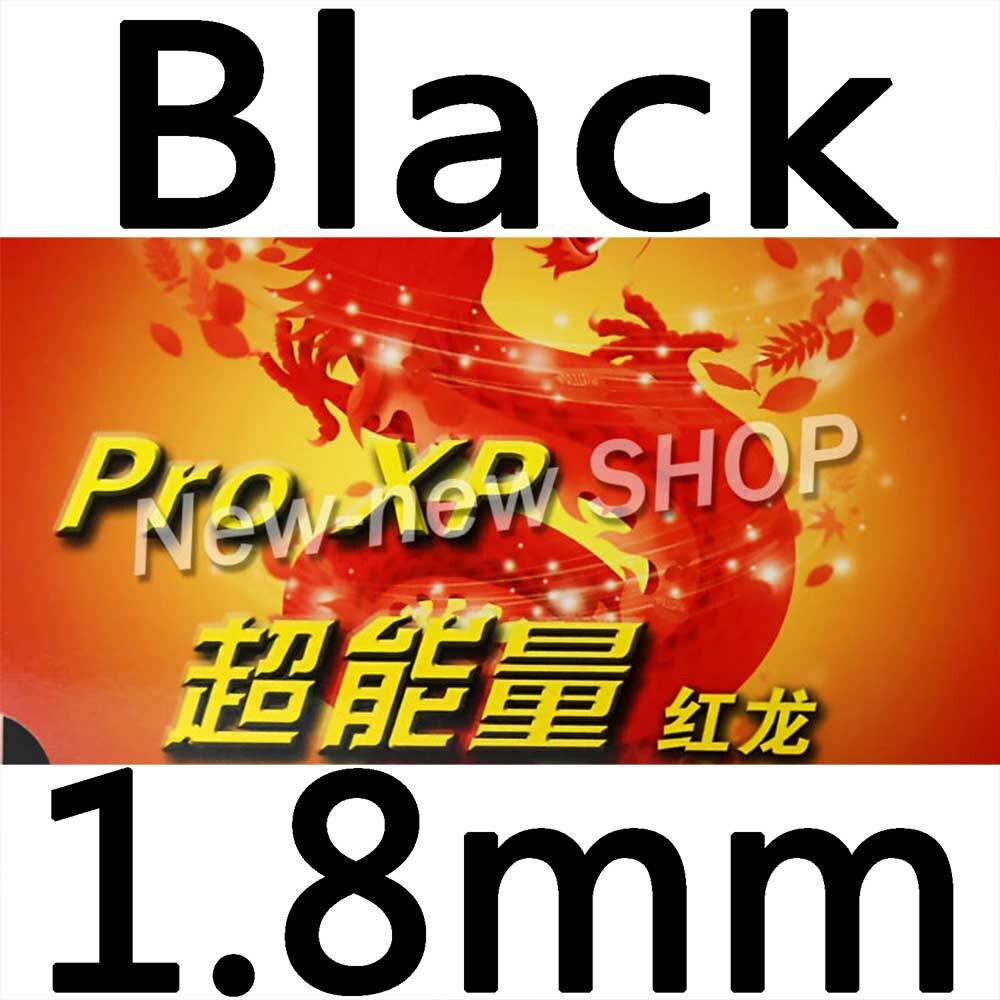 KTL Pro XP Red-Dragon Pips-in Table Tennis PingPong Rubber With Sponge: black 180