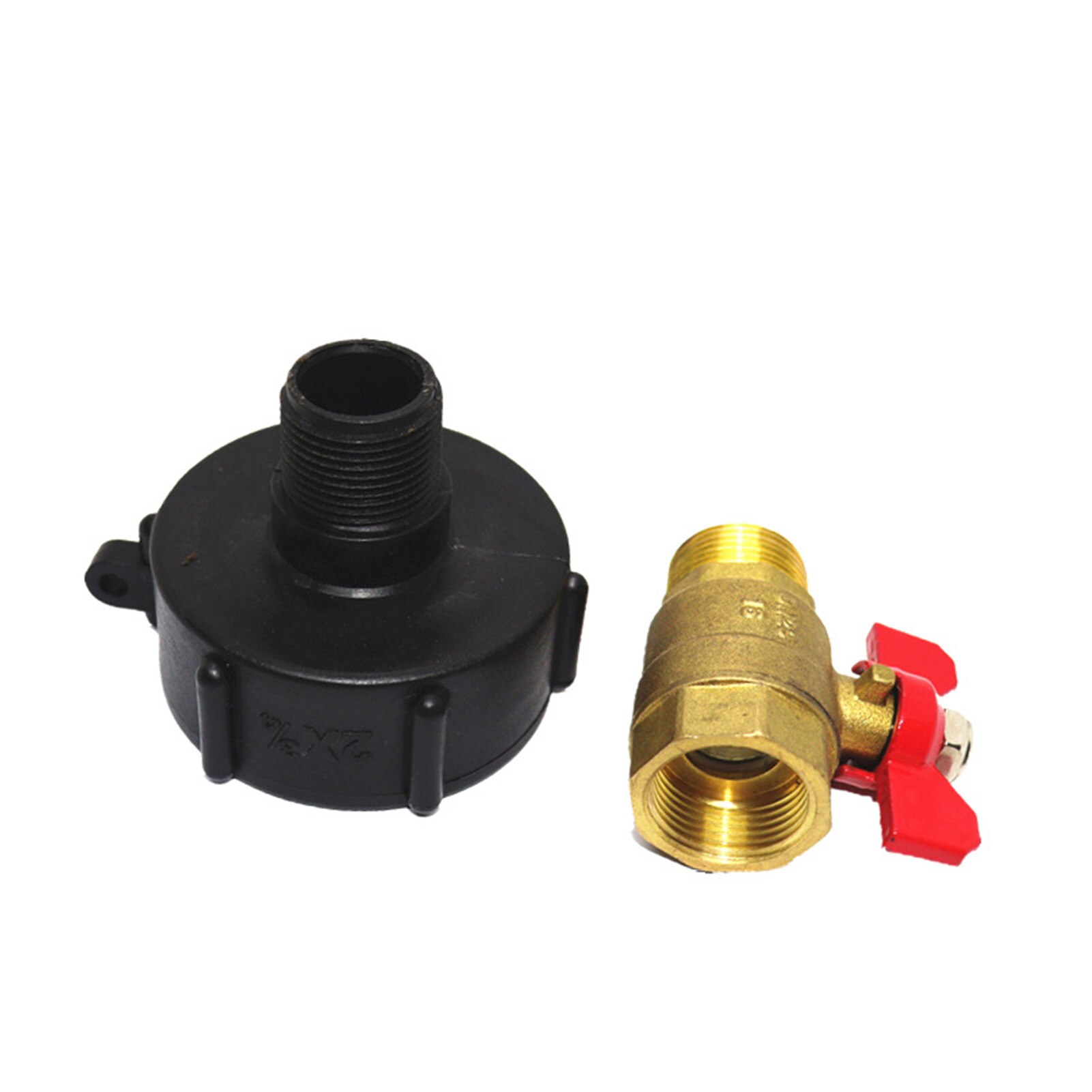 Metalen Duurzaam Ibc Tank Tap Adapter S60x6 Grove Draad Connector Tuin Water Connectors Water Cube Vervanging Valve Fitting