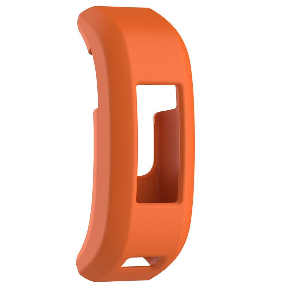 Eieuuk zachte siliconen vervangende band beschermhoes voor de garmin vivosmart hr activity tracker: Oranje