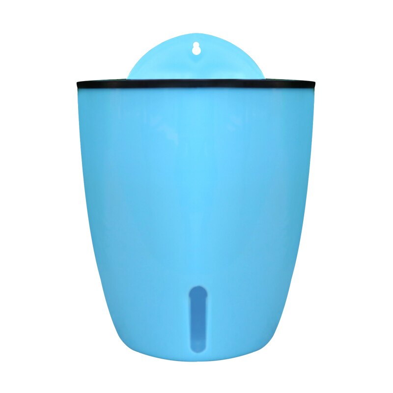 Lui Water Pot Muur Succulent Groene Plant Muur Opknoping Plastic Verdikte Muur Ingemaakte Hydrocultuur Pot: Blauw / Groot