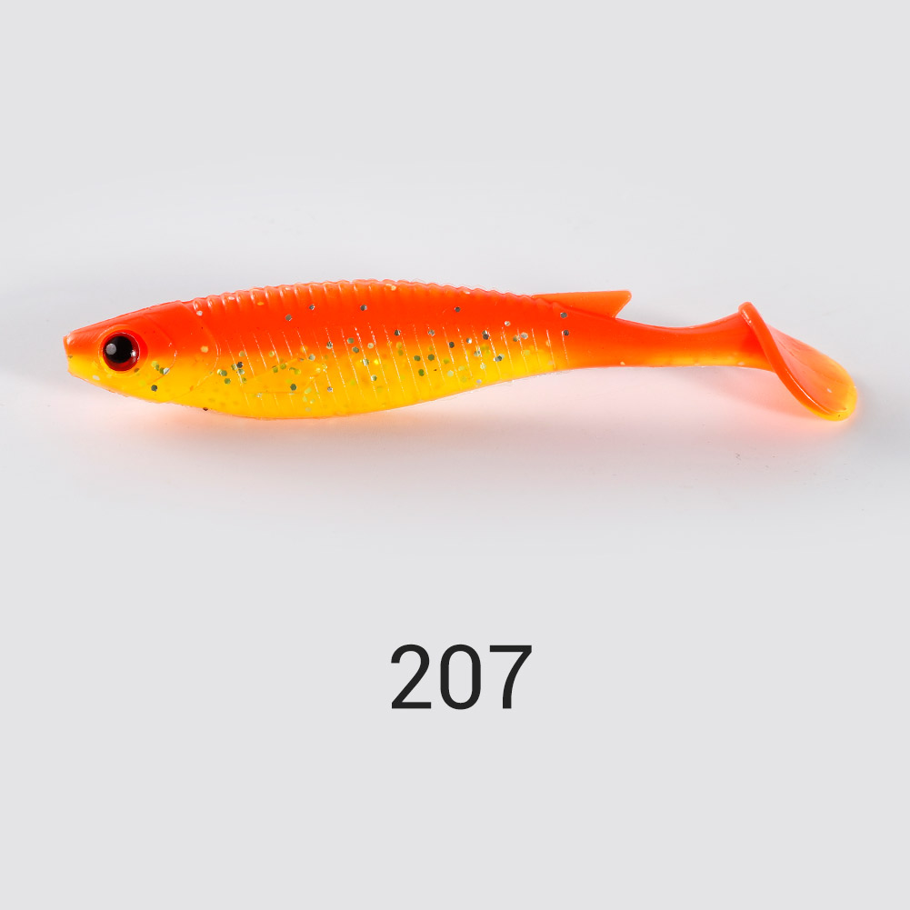 Noeby – leurre souple en PVC avec queue de pagaie, appât artificiel Wobbler idéal pour la pêche au brochet, yeux 3D, 11.5cm, 13.6g: 207