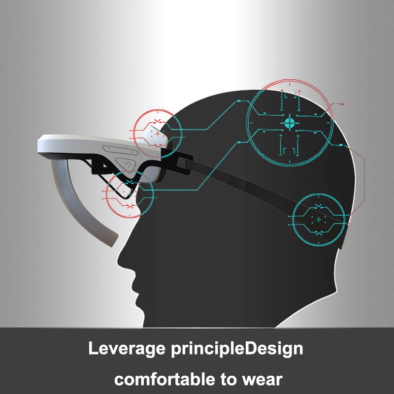 Ar box holografiske effekter augmented reality -briller smart hjelm 3d virtual reality med kontrollhåndtak virtual reality glasse