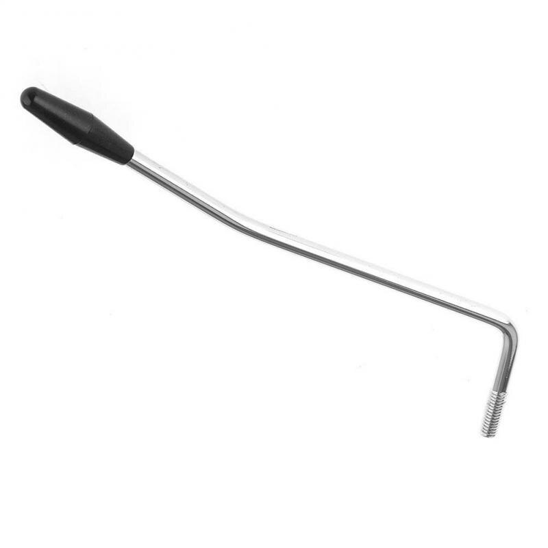 Mango de guitarra eléctrica de 5MM/6MM, púa para guardabarros y Squier Strat, Punta Negra/blanca, brazo de trémolo para guitarra: 6mm black