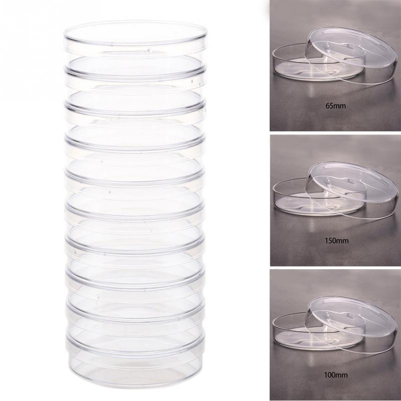10 kpl 35mm kirkasta petri -maljaa, jotka ovat edullisia mikro -organismeille, solukirkasta steriiliä kemiallista instrumenttia  #20