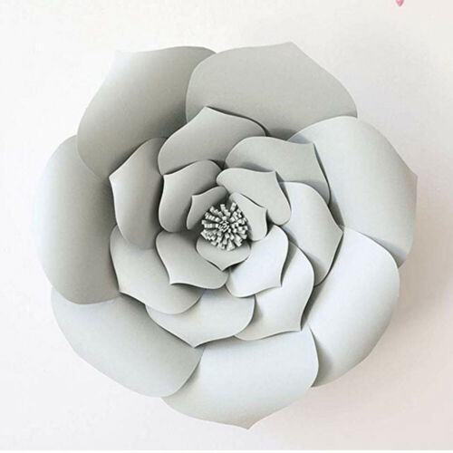 AA 30cm Paper Flower Backdrop Wall 30 cm Giant Rose Flowers DIY Wedding Party Decor: K