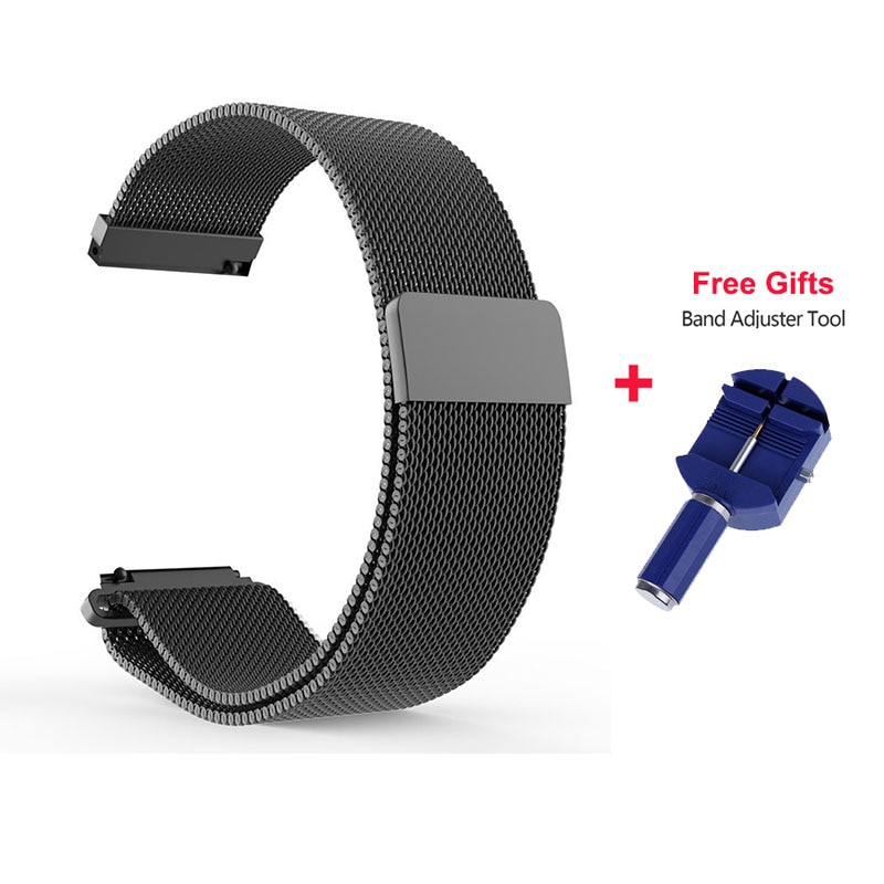 22mm Metall Band Für Xiaomi Huami Amazfit Tempo Armband Milanese Schleife Magnetische Strap für Amazfit Tempo Stratos 2 Gürtel ersatz