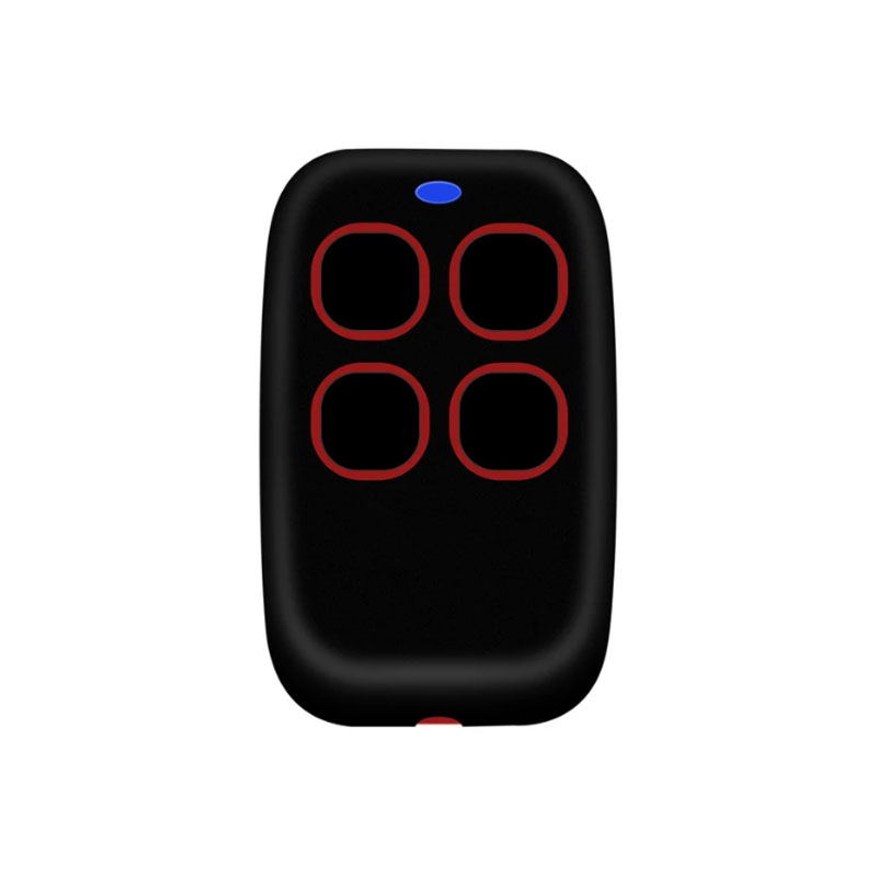 250-915 MHz wieloczęstotliwościowy pilot zdalnego sterowania automatyczne kopiowanie powielacz do domowego elektrycznego klucza do otwierania bramy garażowej: Czerwony