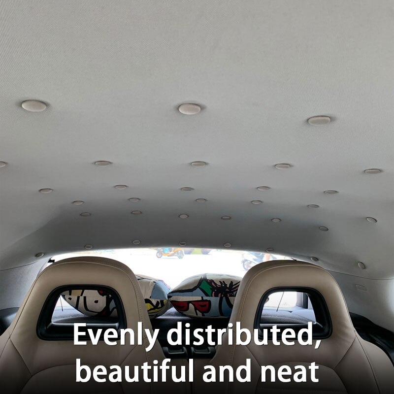 Tornillo de reparación de techo de coche, 40 Uds., Clip de tela para techo Interior de coche, remache de fijación, accesorios universales de reparación de techo de coche de 2cm