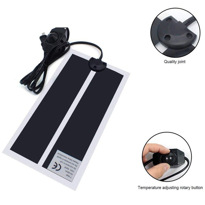 5-28W coussin chauffant réglable contrôleur de température incubateur tapis outils Terrarium Reptiles tapis chauffant produits pour animaux de compagnie