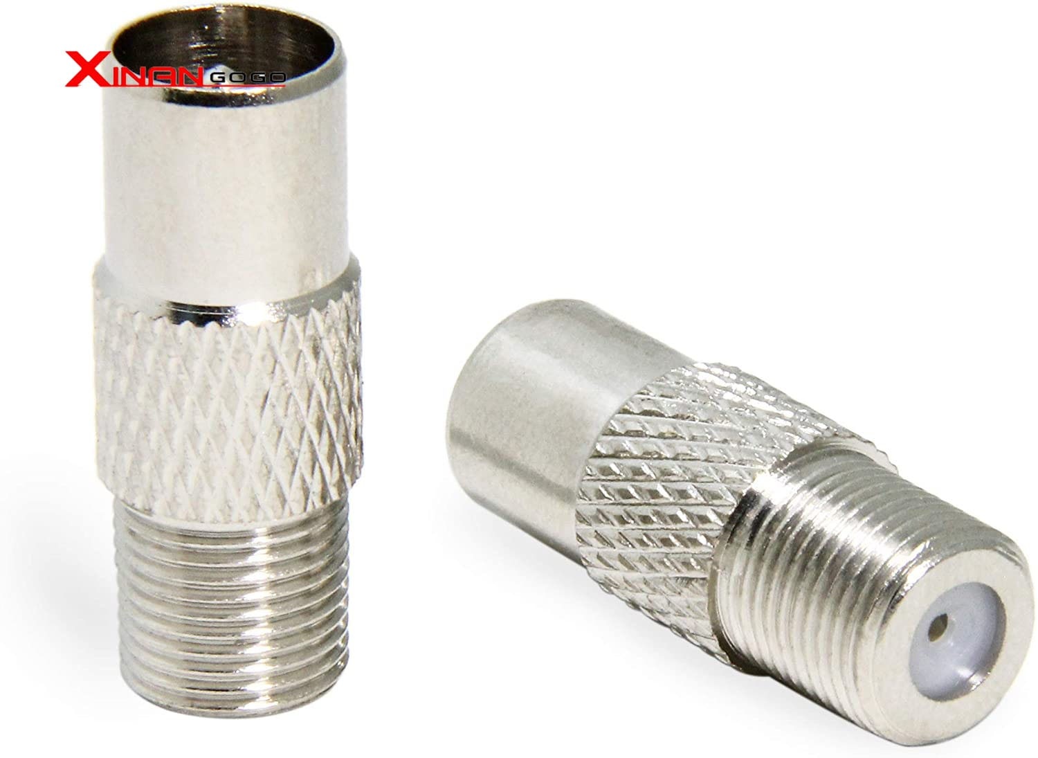 Connecteur coaxial d'antenne TV femelle vers RF mâle, prise rapide STB, soleil de chute, 2 pièces, 5 pièces, 10 pièces