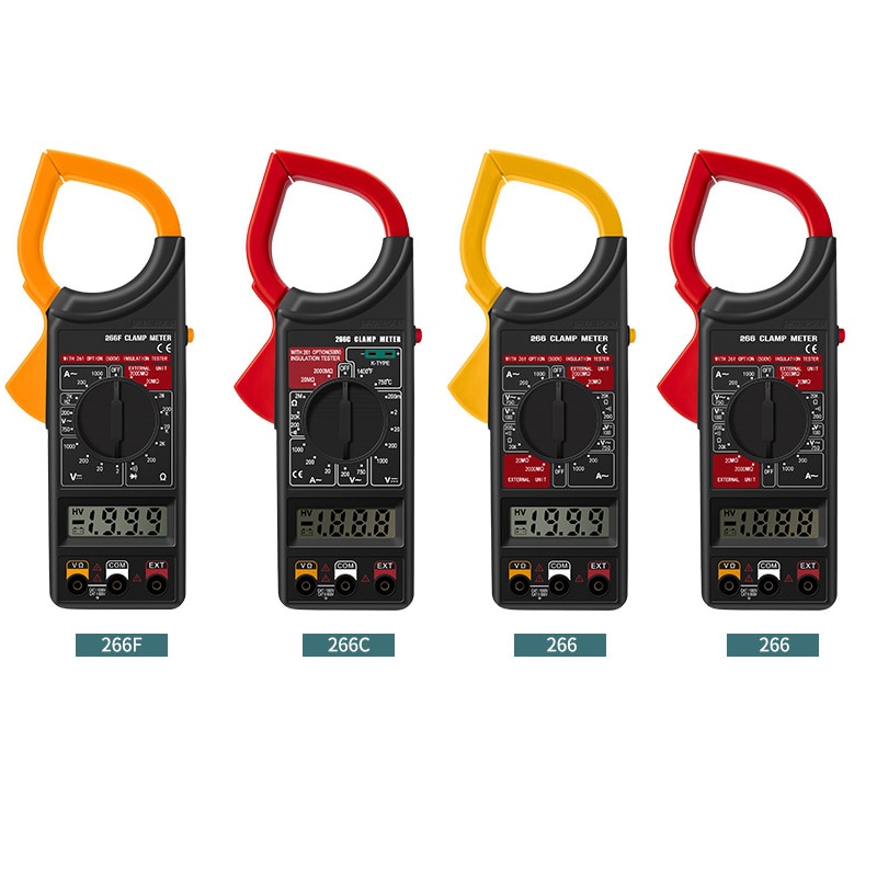 yellow/red Multimeter High- ABS Digital Clamp Meter Multifunctional Clamp