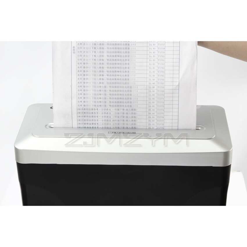 13L Mini Desktop Elektrische Papiervernietiger Snijden Bestand Shredder 5-Sheet Strip-Cut A4 Papier 220V/110W Thuis Kantoor Shredder 4*25Mm