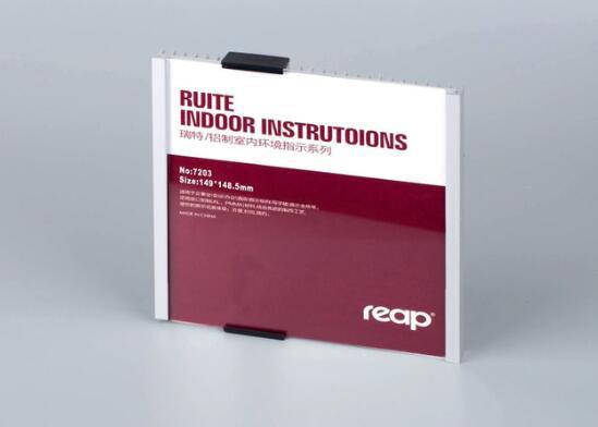 Office Indoor Horizontal Vertical Wall Mounted Sign Holder Display INFO Label Holder Room Door Sign Bulletin Board Picture Frame: inner size 149x148mm