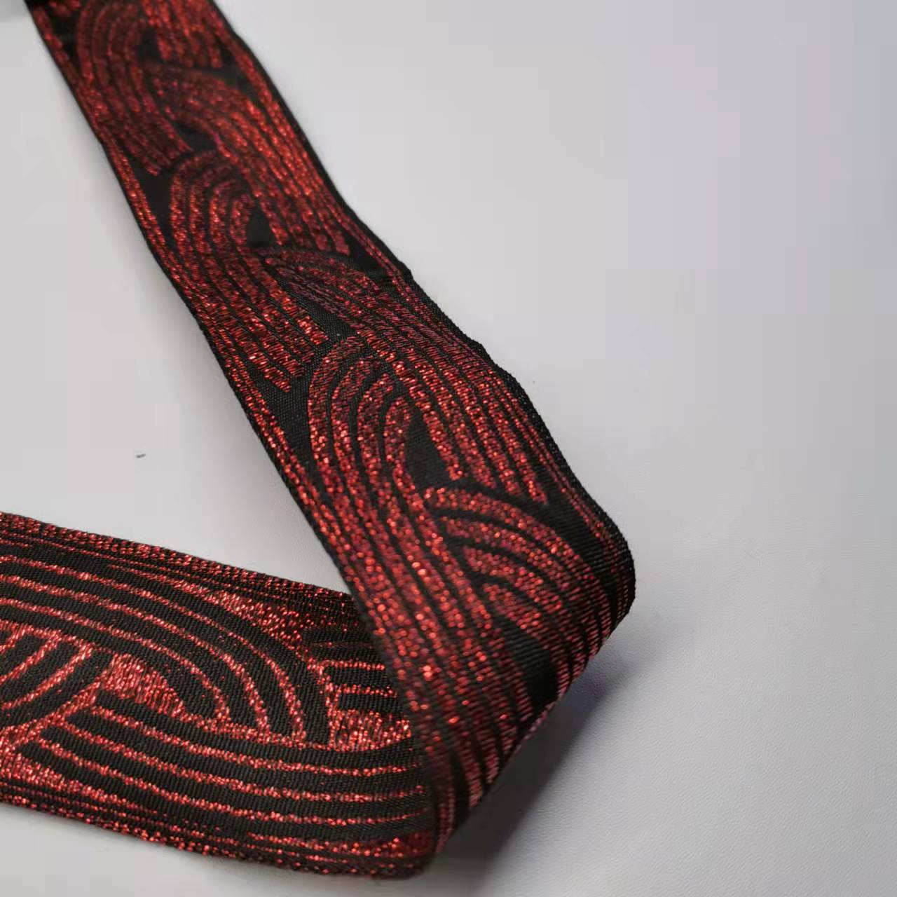 Big Jacquard Shimmer Woven Ribbon Stripe Ethnic Belt 9 Yards Dog Webbing DIY Trim: 6