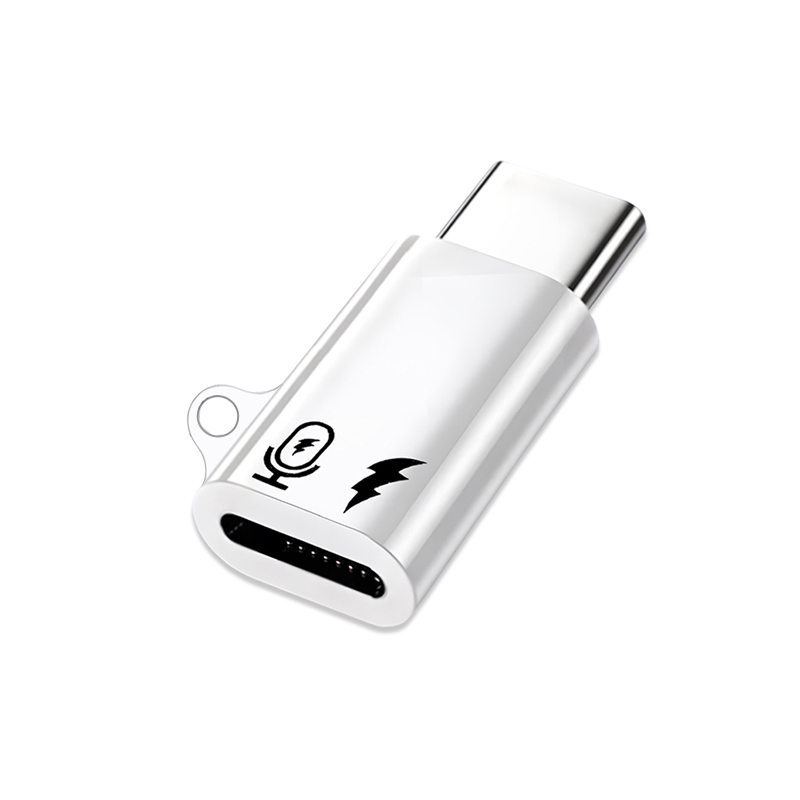 Adapter OTG USB C na Lightning do iPhone'a 16 Mikrofon Android Szybki transfer danych Oświetlenie żeńskie na męski konwerter typu C: orange