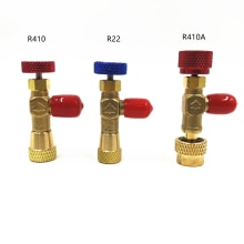 Refrigeration Tool liquid safety valve R410 R410A R22 air conditioning refrigerant 1/4 &quot;Safety Adapter Air conditioning repair